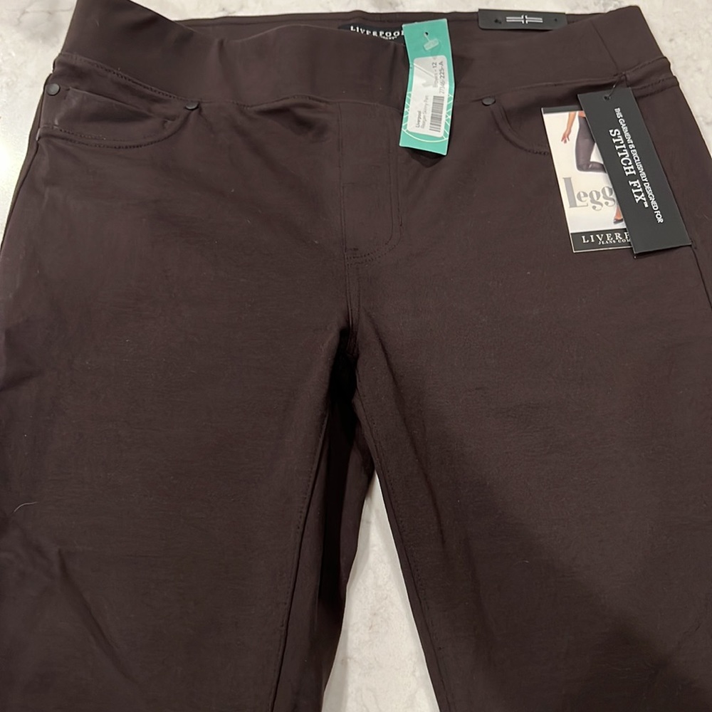 Liverpool brown Reagan skinny pants - Picture 2 of 4